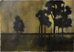 32"x 48" acrylic,graphite on paper